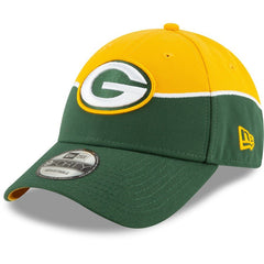 New Era NFL Men's Green Bay Packers 2019 NFL Draft On Stage Official 9FORTY Adjustable Hat Gold OSFA