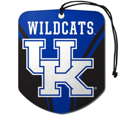Fanmats NCAA Kentucky Wildcats Shield Design Air Freshener 2-Pack