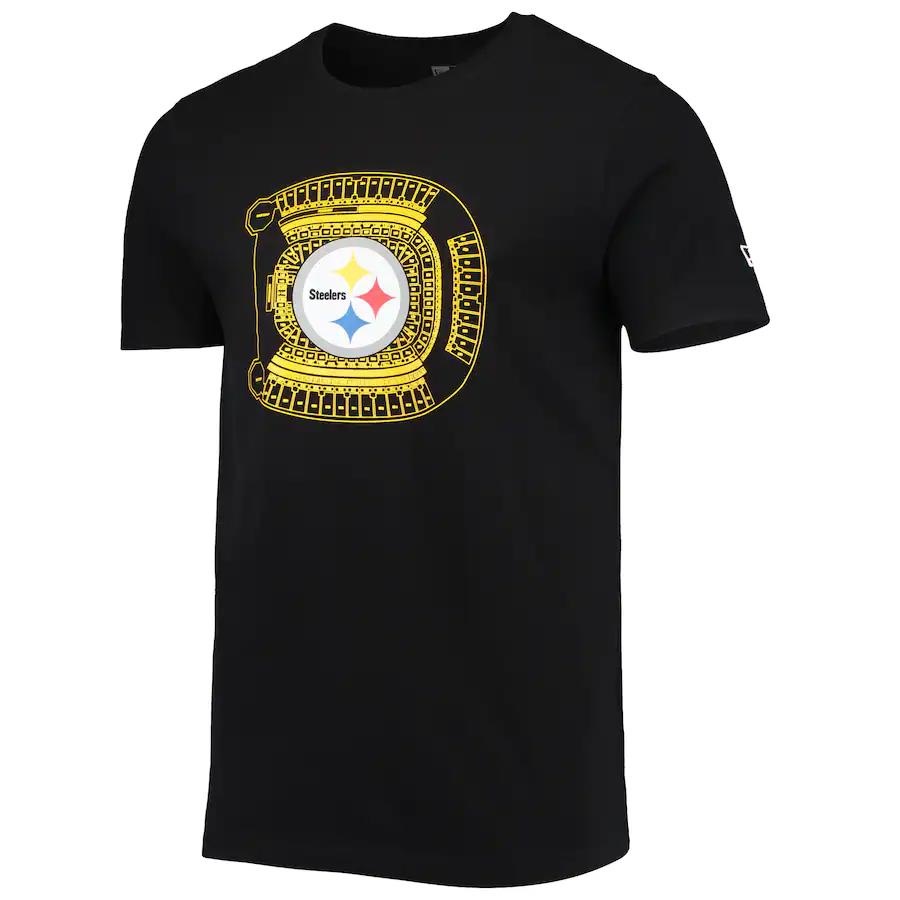 New Era NFL Men's Pittsburgh Steelers Stadium  T-Shirt