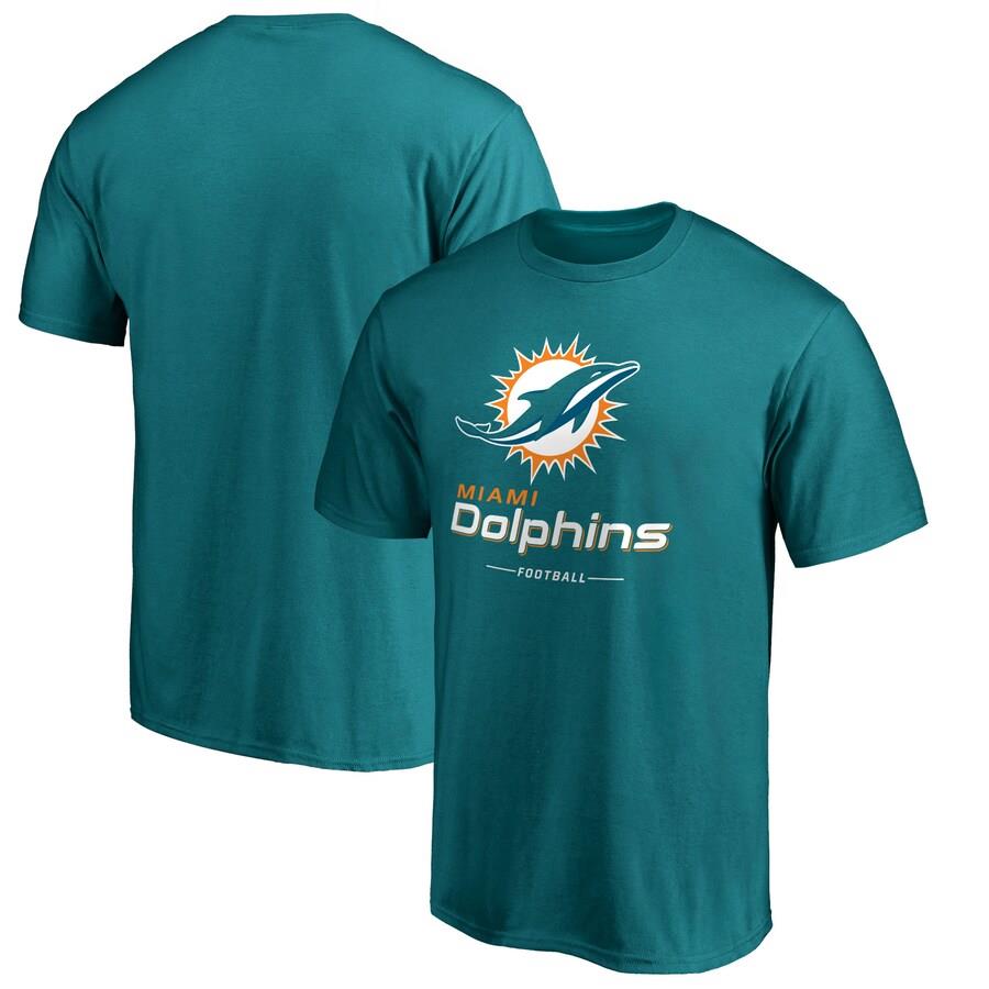 Fanatics Branded NFL Men's Miami Dolphins Team Lockup Logo T-Shirt