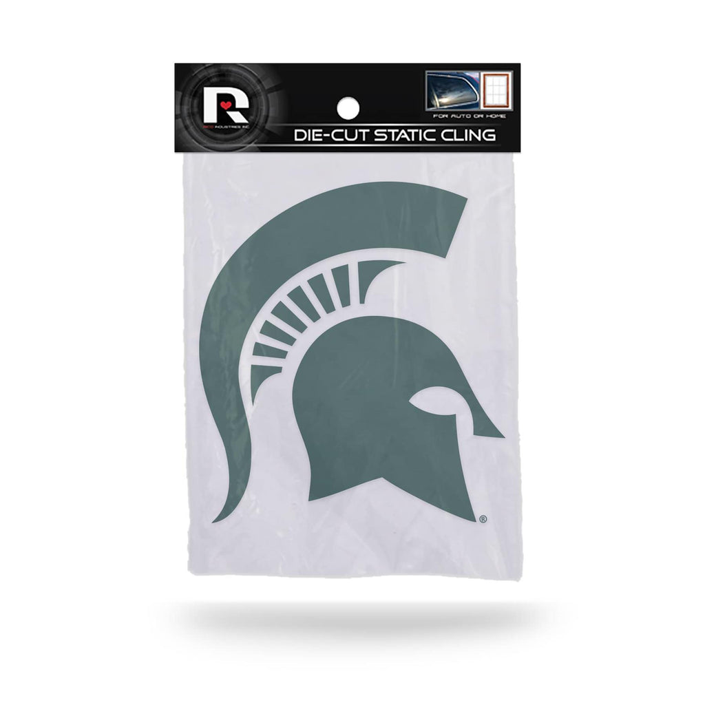 Rico NCAA Michigan State Spartans Shape Cut Static Cling Auto Decal Car Sticker Medium SSCM
