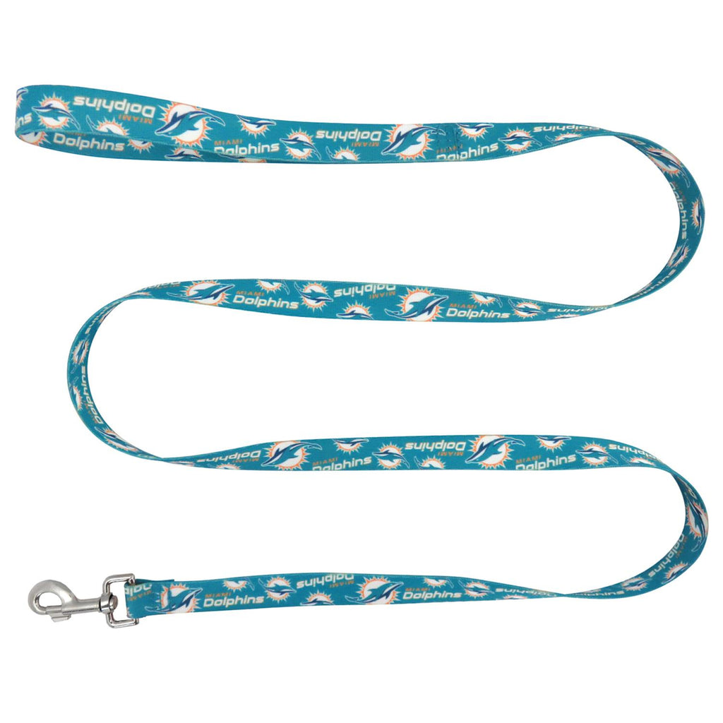 Little Earth NFL Miami Dolphins Team Pet Leash 1in X 60in