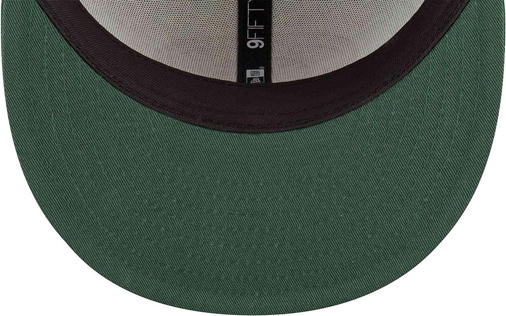 New Era NFL Men's Green Bay Packers Ink 9FIFTY Adjustable Snapback Hat Green OSFM