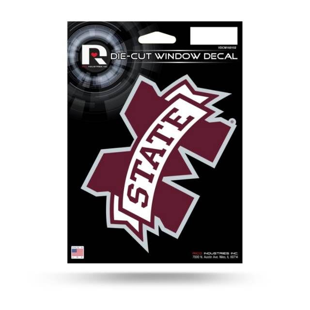 Rico NCAA Mississippi State Bulldogs Die Cut Auto Decal Car Sticker Medium VDCM