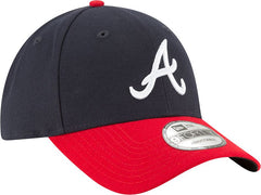 New Era MLB Men’s Atlanta Braves The League Game 9FORTY Adjustable Hat Navy/Red OSFA