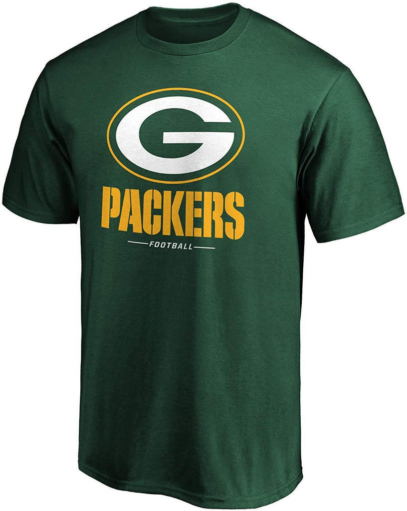 Fanatics Branded NFL Men's Green Bay Packers Team Lockup Logo T-Shirt