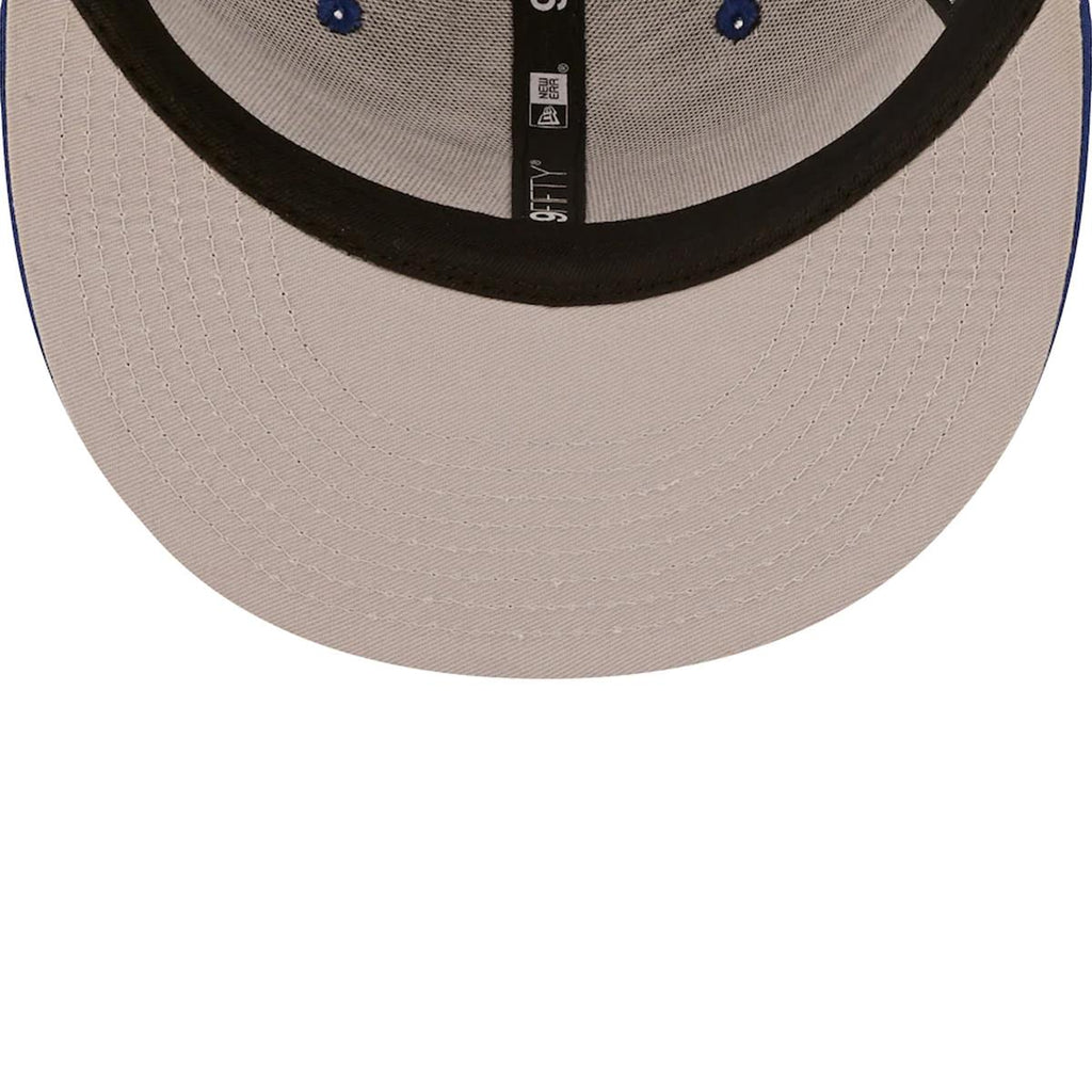 New Era MLB Men's Chicago Cubs Tonal Band 9FIFTY Adjustable Snapback Hat Blue OSFM