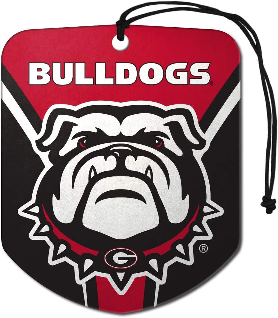 Fanmats NCAA Georgia Bulldogs Shield Design Air Freshener 2-Pack