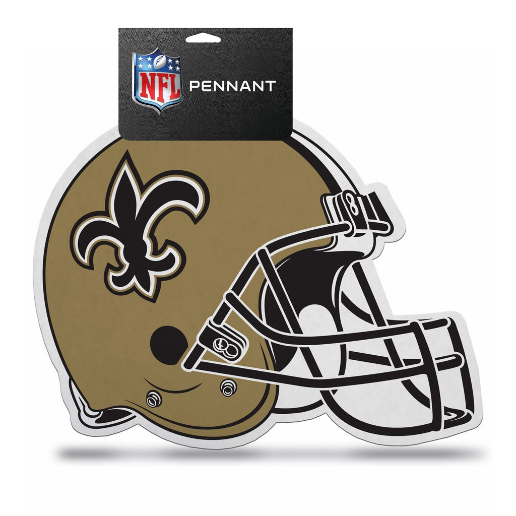 Rico NFL New Orleans Saints Die-Cut Helmet Pennant