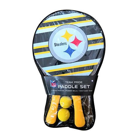 Sporticulture NFL Pittsburgh Steelers Beach Paddle Ball Set 15" X 9"