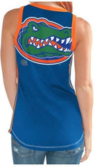 G-III NCAA Women's Florida Gators Touchback Mesh Tank Top White