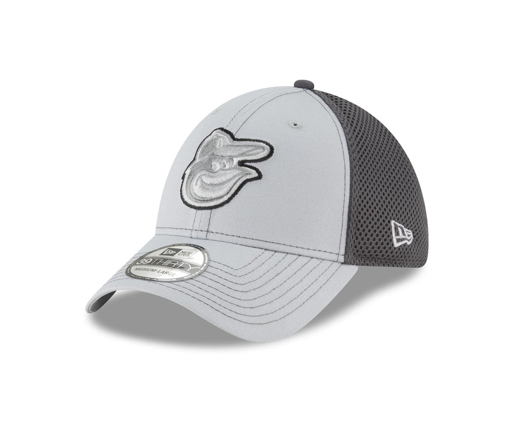 New Era MLB Men's Baltimore Orioles Grayed Out Neo 39THIRTY Flex Hat