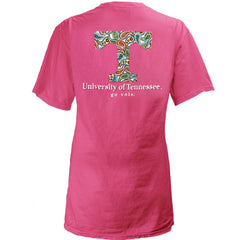 Pressbox NCAA Women's Tennessee Volunteers Buffy Front Pocket T-shirt