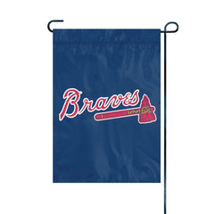 Party Animal MLB Atlanta Braves Garden Flag Full Size 18x12.5