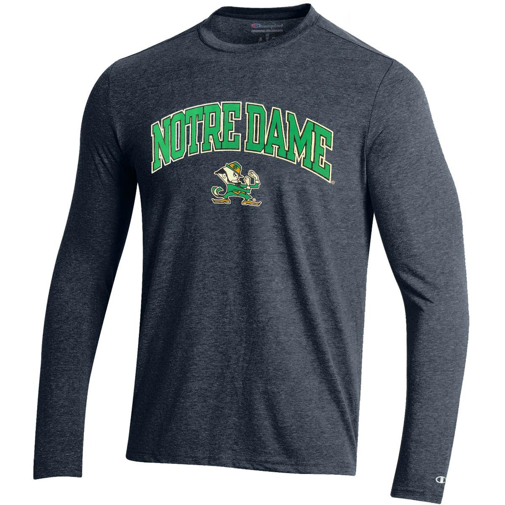 Champion NCAA Men’s Notre Dame Fighting Irish Field Day Heathered Long Sleeve Shirt