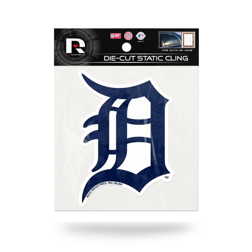 Rico MLB Detroit Tigers Shape Cut Static Cling Auto Decal Car Sticker Medium SSCM