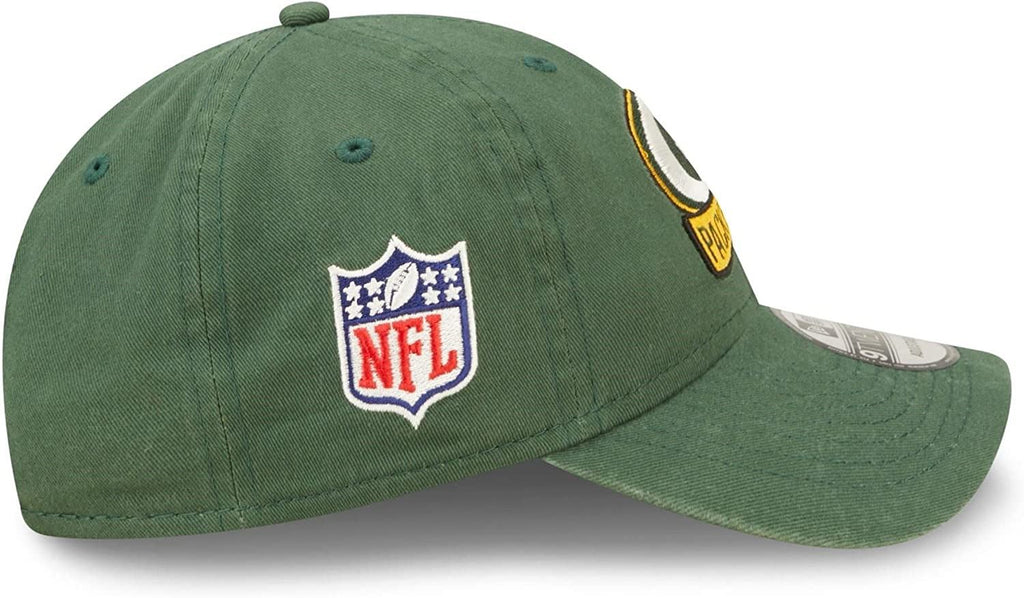 New Era NFL Men's Green Bay Packers NFL Sideline Home 2022 9TWENTY Adjustable Hat Green