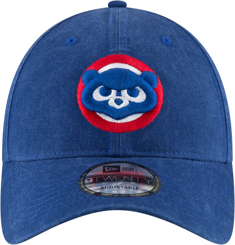 New Era MLB Men's Chicago Cubs Core Classic Retro 9TWENTY Adjustable Hat Royal OSFA