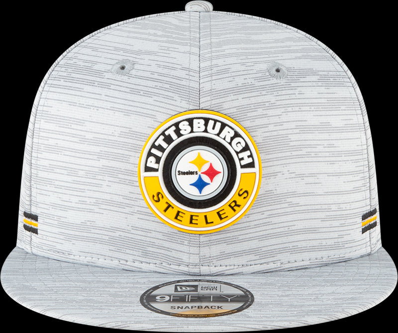 New Era NFL Men's Pittsburgh Steelers 2020 NFL Sideline 9FIFTY Adjustable Snapback Hat