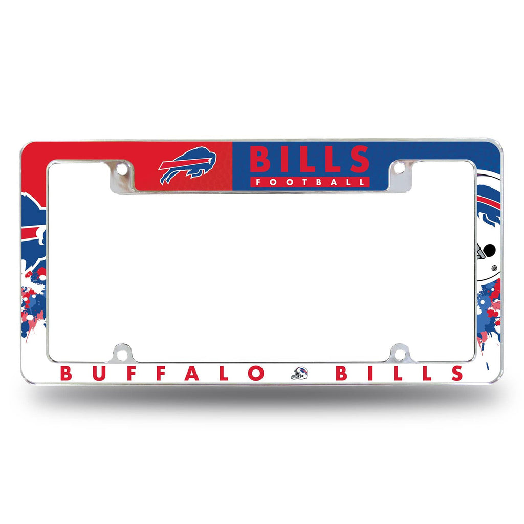 Rico NFL Buffalo Bills Auto Tag All Over Chrome Frame AFC
