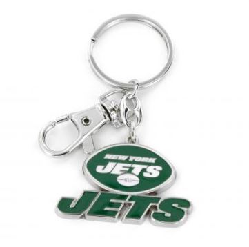 Aminco NFL New York Jets Heavyweight Keychain Green