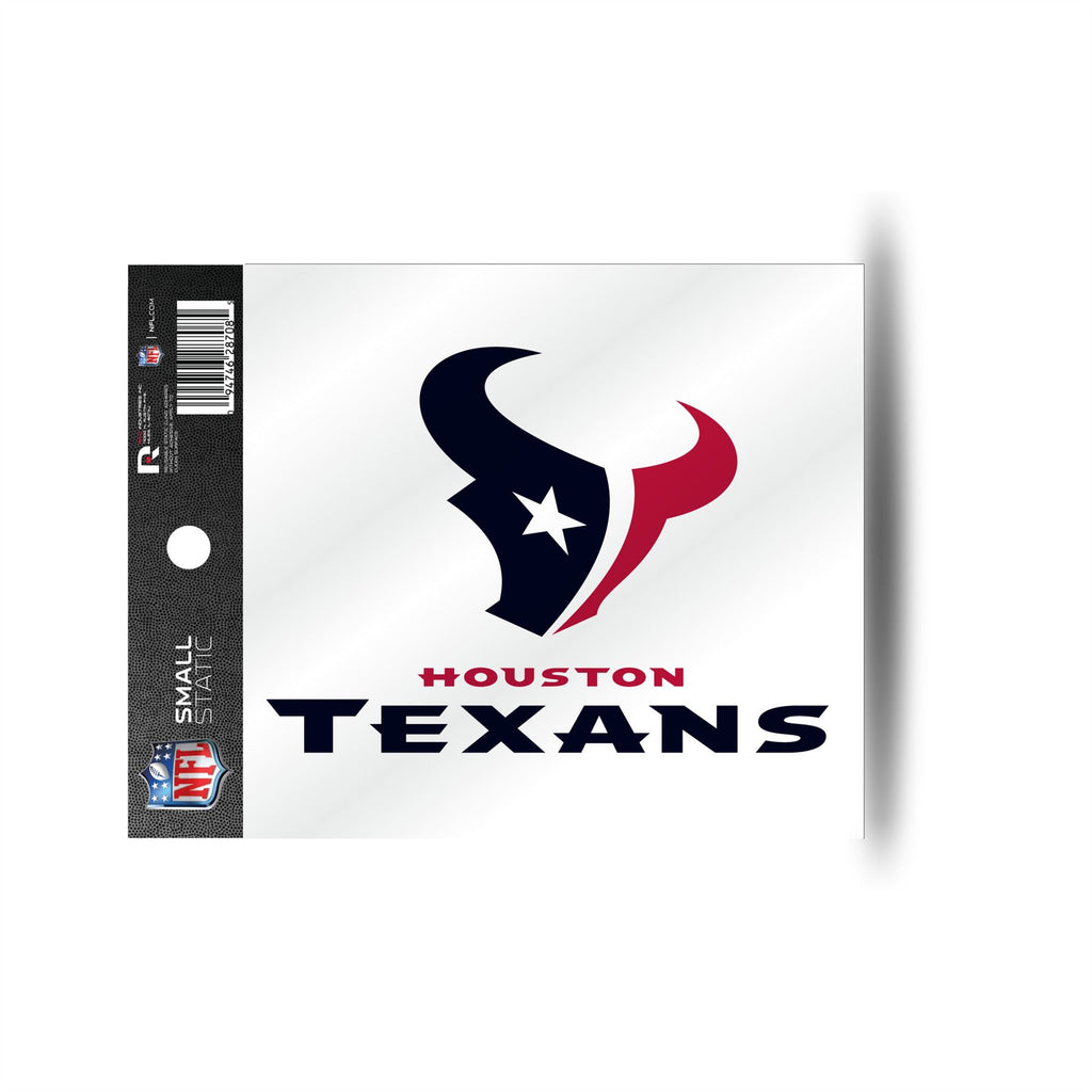 Rico NFL Houston Texans Logo Static Cling Auto Decal Car Sticker Small SS