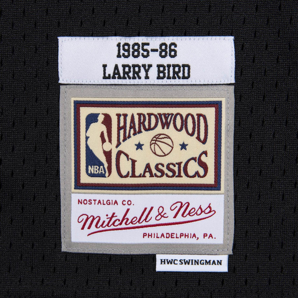 Mitchell & Ness Men's Boston Celtics 1985 Larry Bird #33 Green Galaxy Hardwood Classics Jersey, Medium