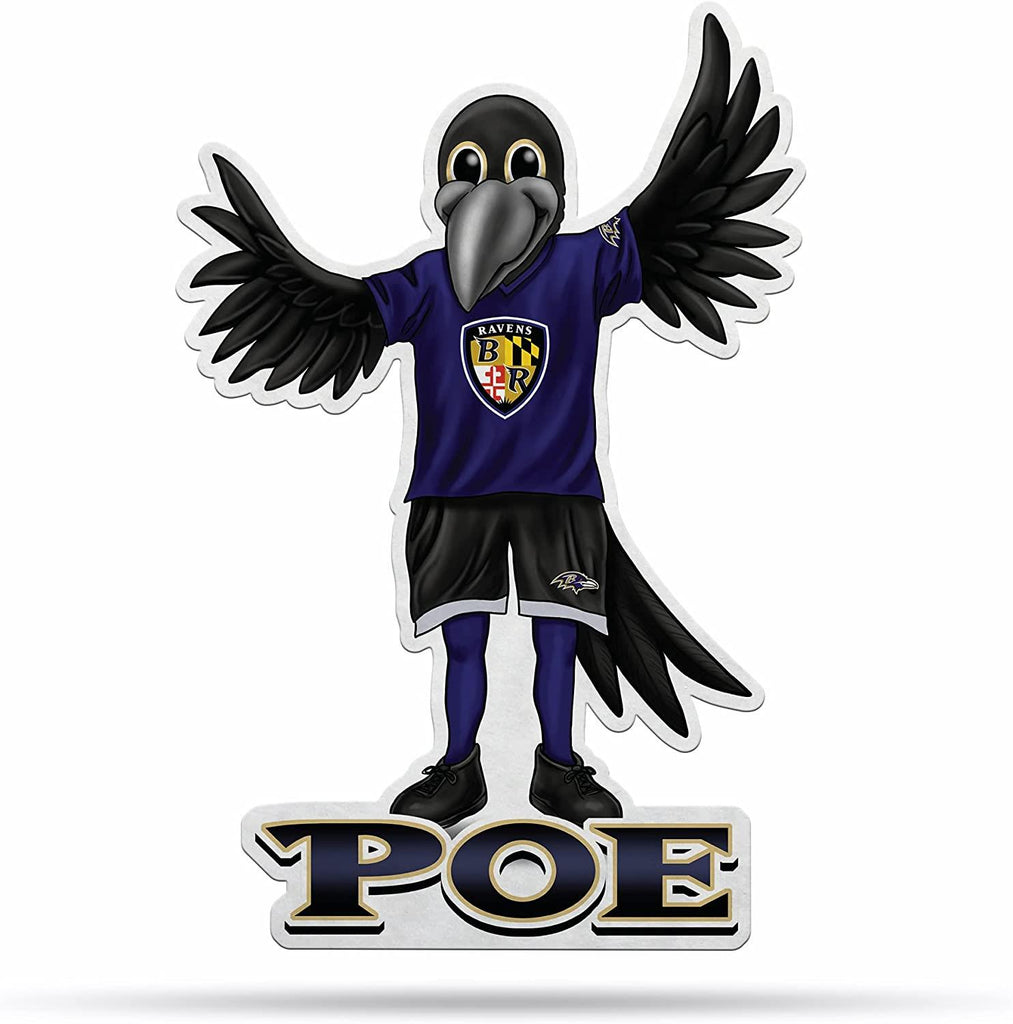 Rico NFL Baltimore Ravens Shape Cut Mascot Logo Pennant