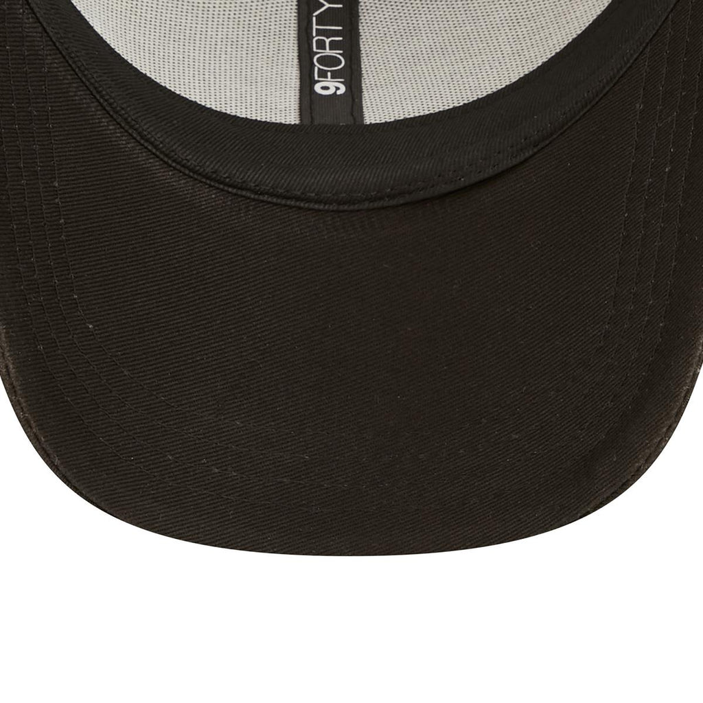 New Era NFL Men's Las Vegas Raiders Logo Patch 9FORTY Adjustable Snapback Hat Black OSFM