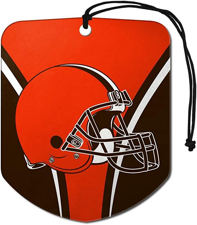 Fanmats NFL Cleveland Browns Shield Design Air Freshener 2-Pack