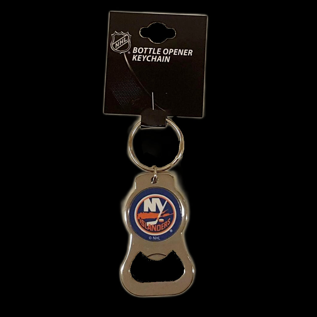 Aminco NHL New York Islanders Bottle Opener Keychain Chrome