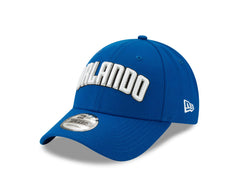 New Era NBA Men's Orlando Magic Statement 9FORTY Adjustable Velcro Hat Blue OSFM