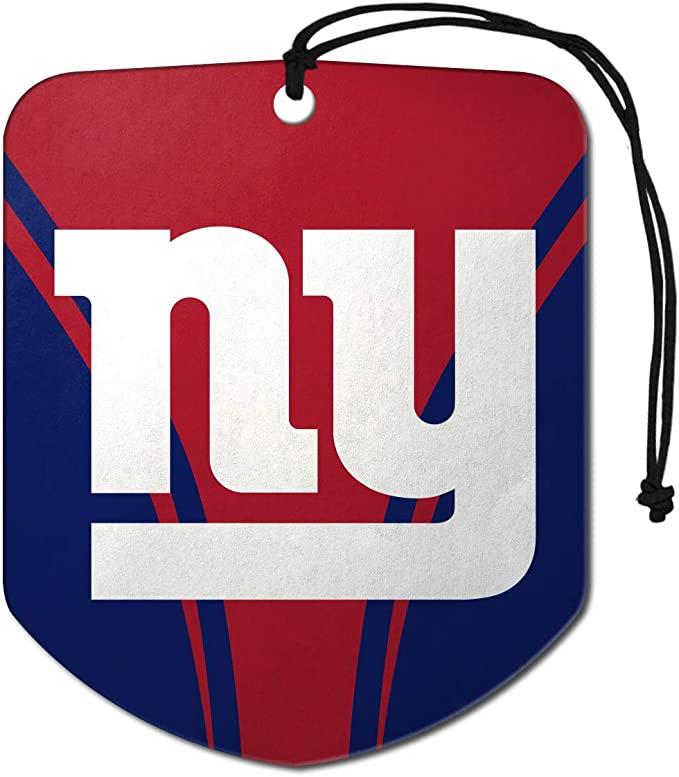 Fanmats NFL New York Giants Shield Design Air Freshener 2-Pack