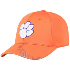 Top Of The World NCAA Men’s Clemson Tigers Pitted Memory Fit Flex Fit Hat Orange One Size