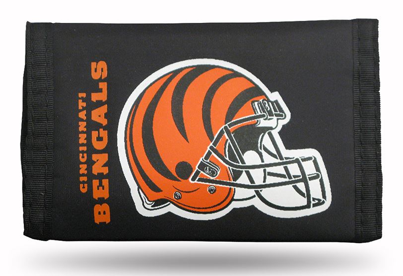 Rico NFL Cincinnati Bengals Nylon Trifold Wallet