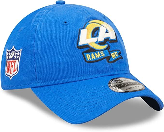 New Era NFL Men's Los Angeles Rams NFL Sideline Home 2022 9TWENTY Adjustable Hat Royal