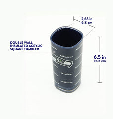 Duck House NFL Seattle Seahawks Insulated Square Tumbler Cup 16 oz.