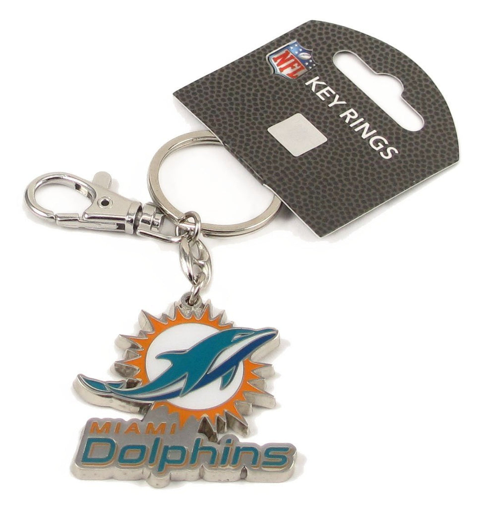 Aminco NFL Miami Dolphins Heavyweight Keychain