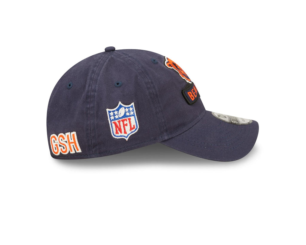 New Era NFL Men's Chicago Bears NFL Sideline Home 2022 9TWENTY Adjustable Hat Navy