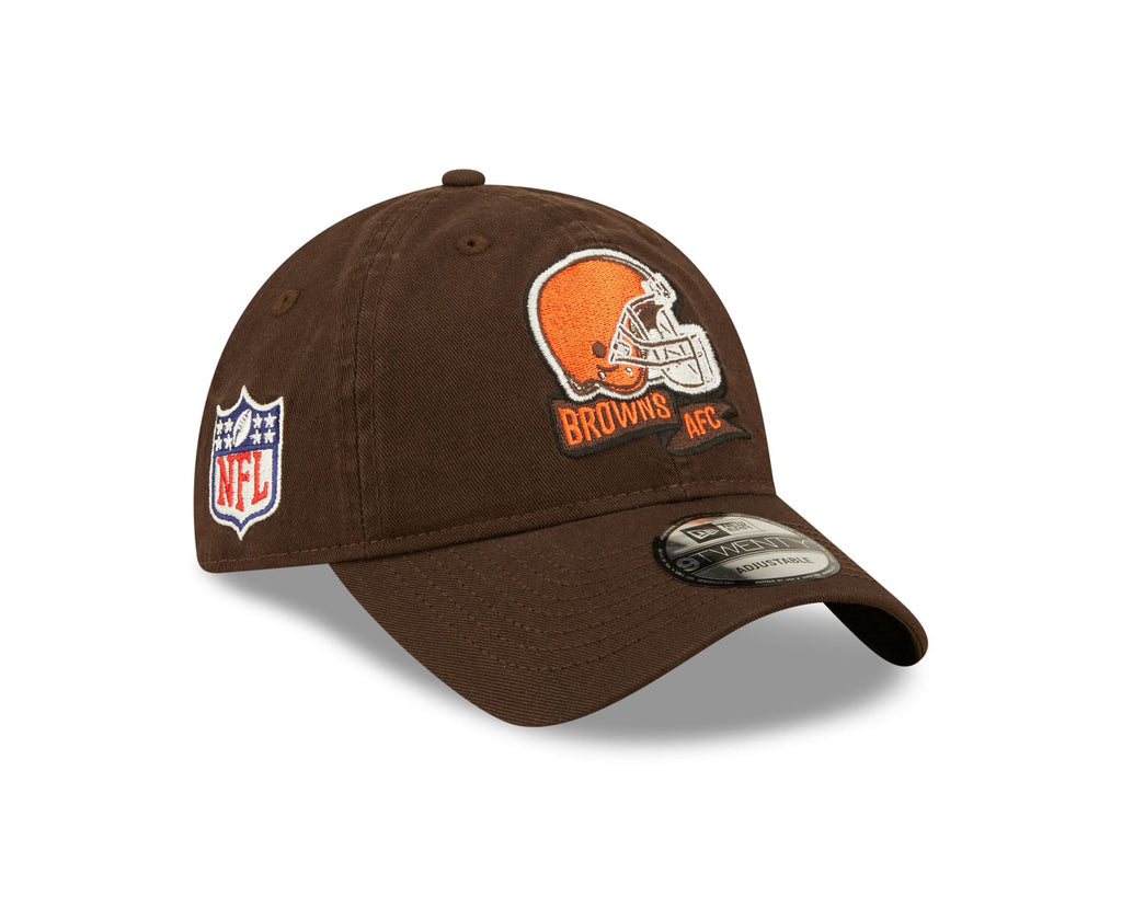 New Era NFL Men's Cleveland Browns NFL Sideline Home 2022 9TWENTY Adjustable Hat Brown