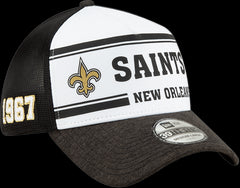 New Era NFL Men's New Orleans Saints 2019 Sideline Home Official 39THIRTY 1970s Flex Hat