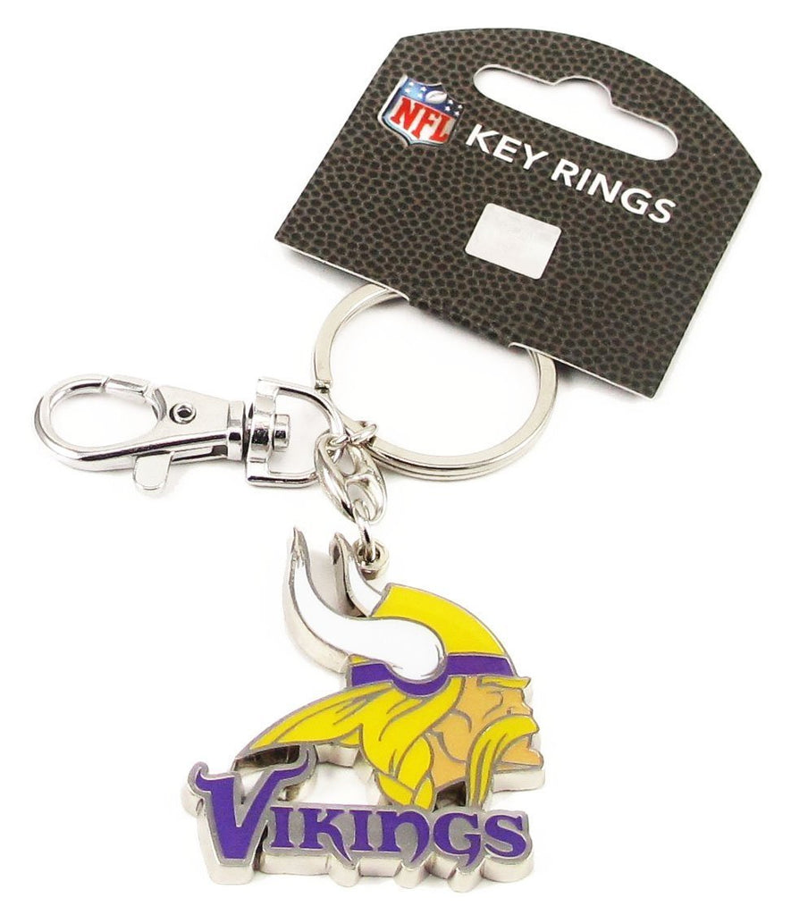 Aminco NFL Minnesota Vikings Logo Heavyweight Keyring
