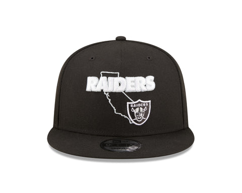 Las Vegas Raiders NFL Cotton 9FIFTY Black/Silver Snapback - New Era