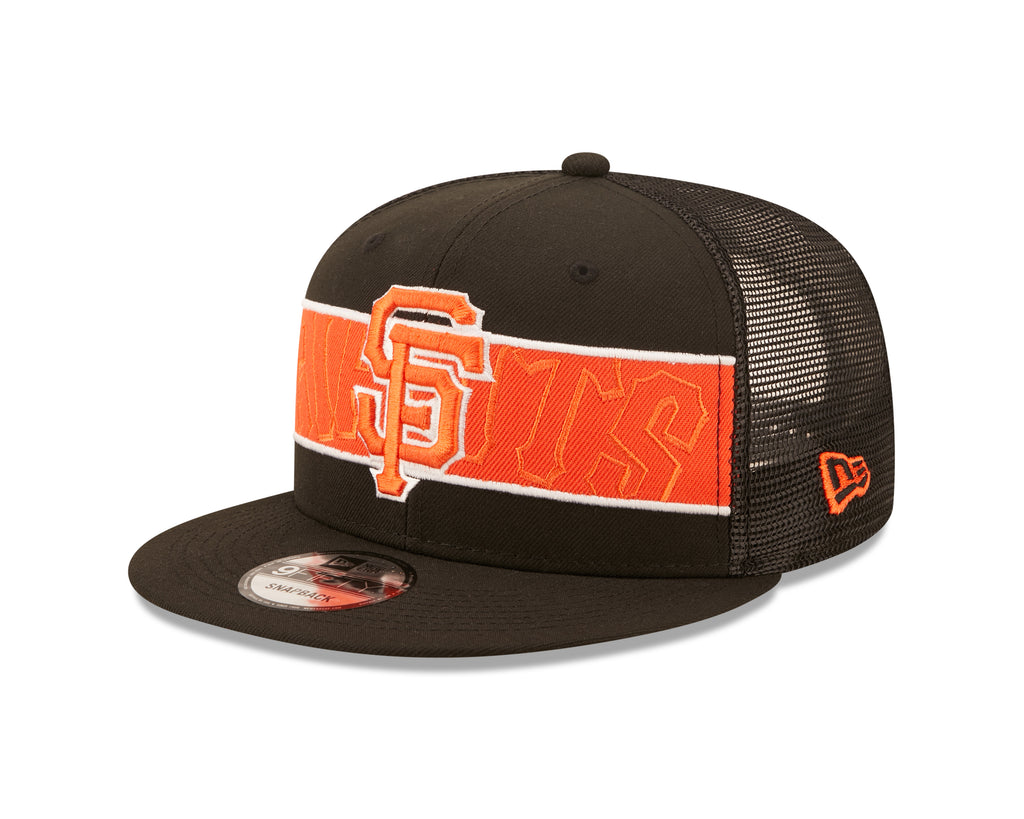 New Era MLB Men's San Francisco Giants Tonal Band 9FIFTY Adjustable Snapback Hat Black OSFM