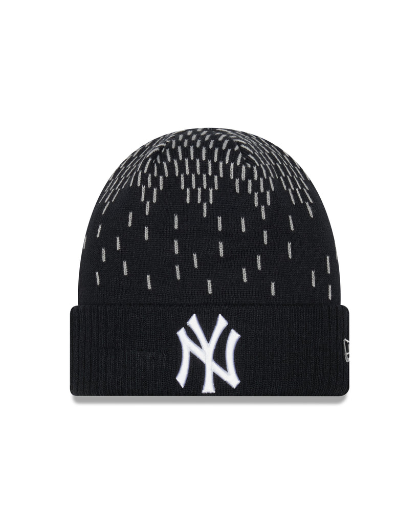 New Era MLB Men's New York Yankees Freeze Cuffed Knit Beanie Navy OSFM