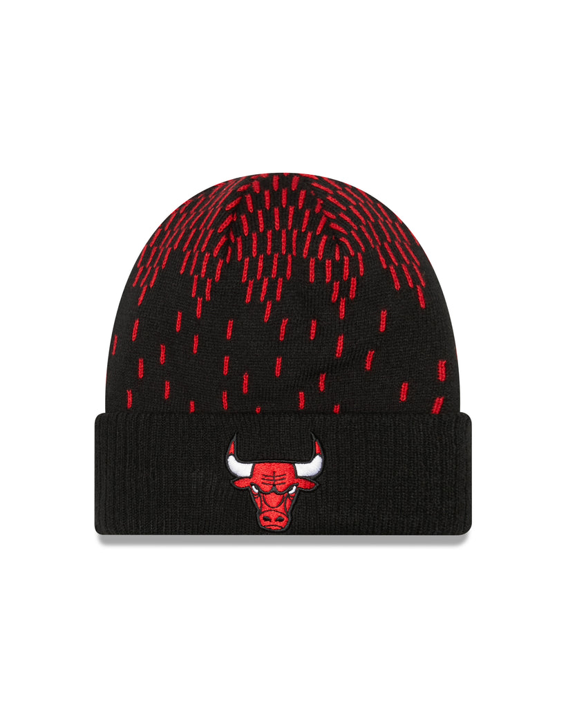 New Era NBA Men's Chicago Bulls Freeze Cuffed Knit Beanie Black OSFM