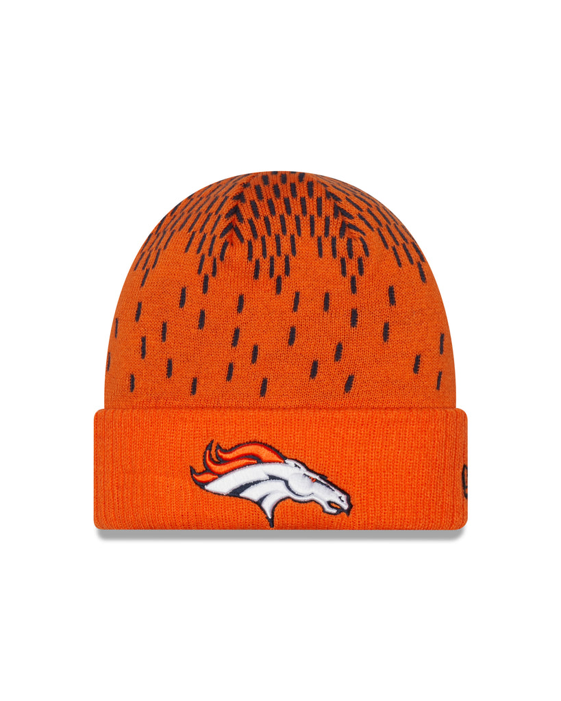 New Era NFL Men's Denver Broncos Freeze Cuffed Knit Beanie Orange OSFM