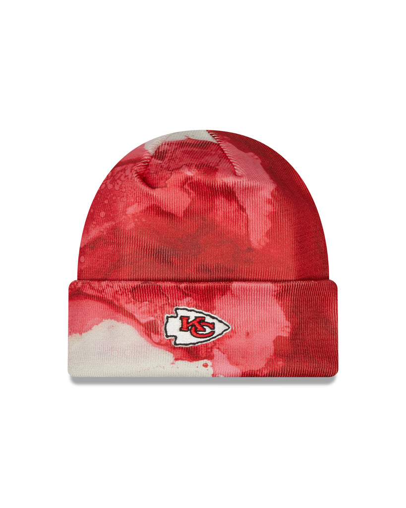New Era Men's Kansas City Chiefs Sideline Ink Knit Hat - Red - Each