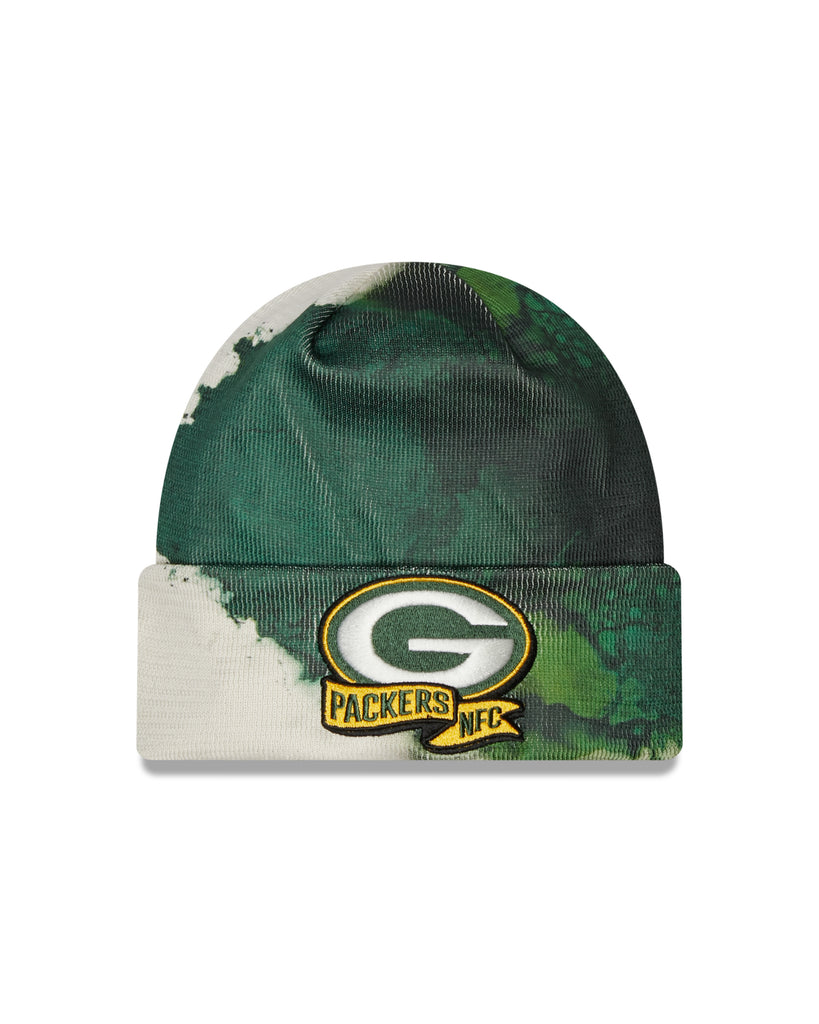 New Era NFL Men's Green Bay Packers 2022 Sideline Ink Knit Beanie One Size