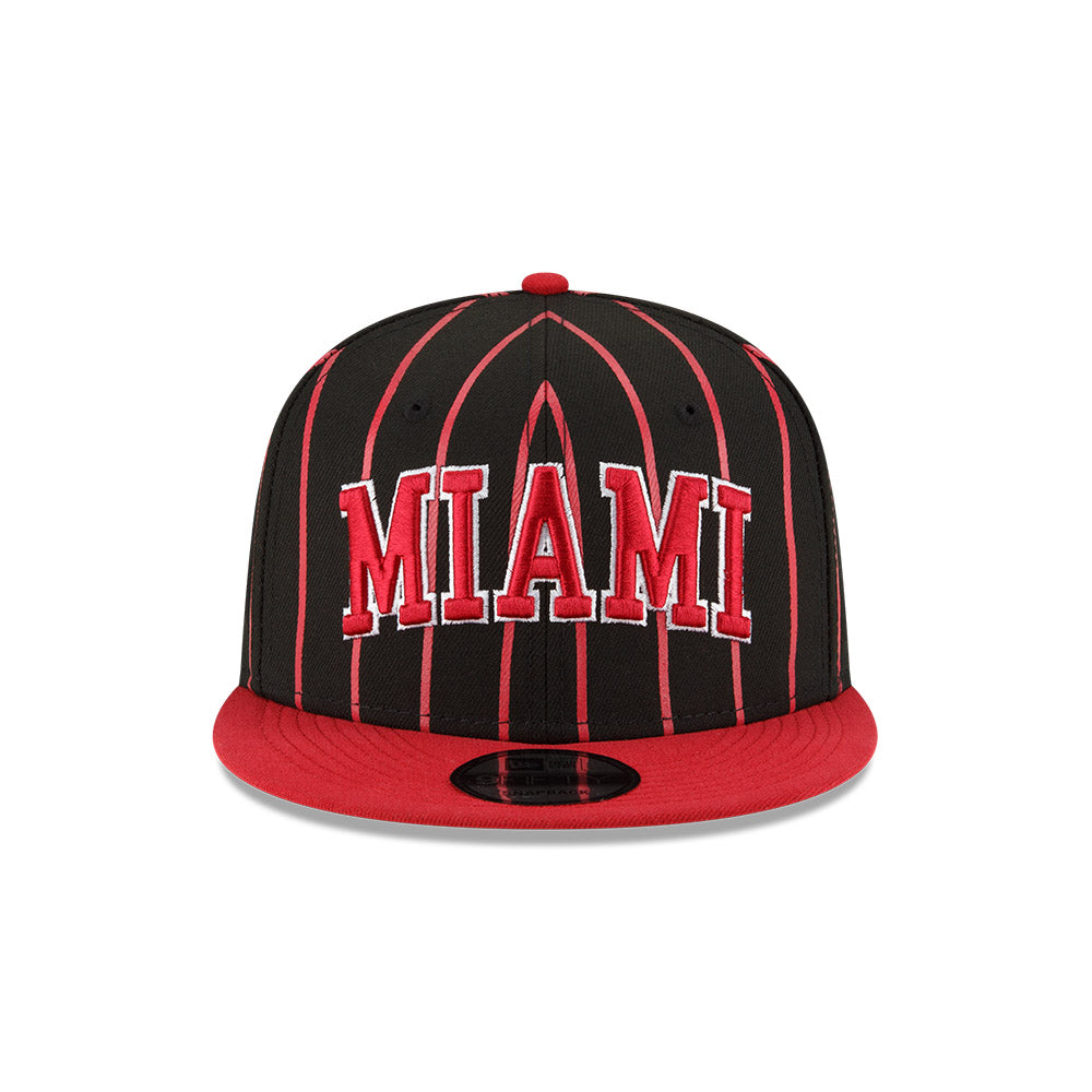 New Era NBA Men's Miami Heat City Arch 9FIFTY Snapback Hat OSFM